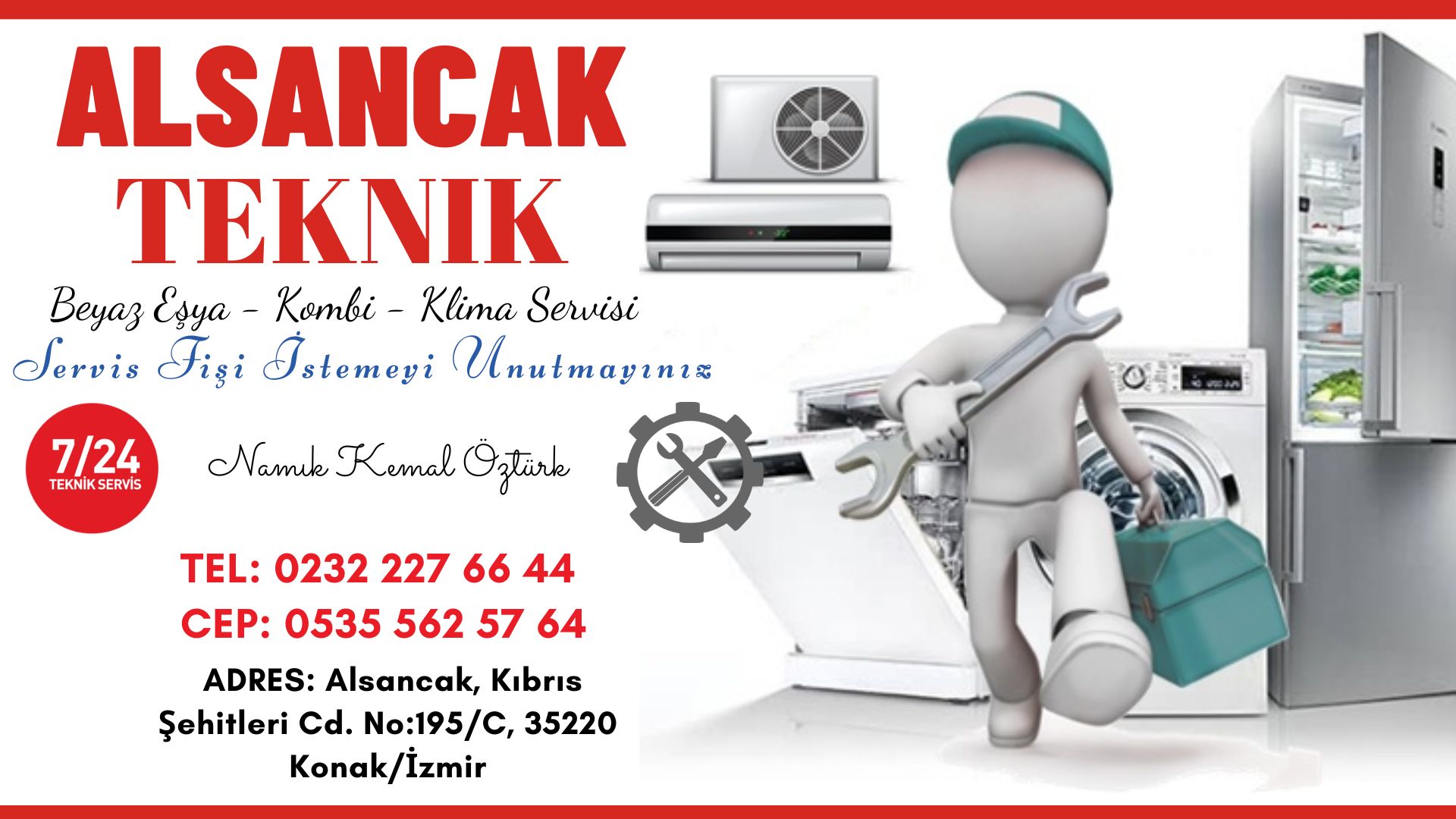 alsancak Klima bakım servisi